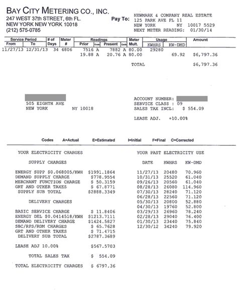 bay city electric bill